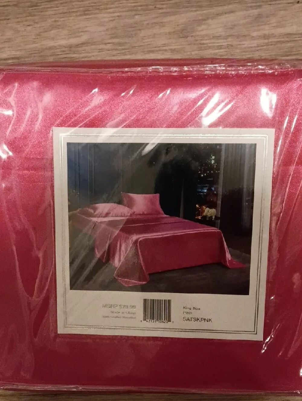PINK Victoria's Secret Hot Pink Bedding Sheet Set